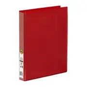 Marbig Clearview Insert Binder A4 25mm 3D Red 5403003B