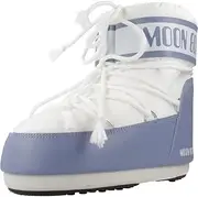 [Moon Boot] Mb Icon Low Nylon Boots Women's Blue/White Snow Boots Shoes