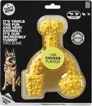 Tasty Bone Nylon Trio Bone Chicken Dog Chew Toy Large