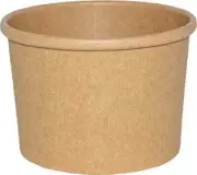 International Tableware, Inc TG-KS-8 8 oz. Kraft Paper Round Disposable Soup Cup