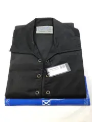 Scottish Deluxe Ghillie Shirt Black Small Ship Clearance