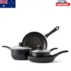 4 Piece Cookware Set Frypan Saucepan Pot Non-Stick Fry Pan Cooking Kitchen Tool*