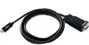VGA Cable 180cm Male to USB 3.1 Type C Male Panel Mount Screw DSub 15pin Adapter