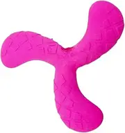 TMMOUNAU Outdoor Floating Dog Toys - eva Rubber Plastic Anti-Bite Touring Toys - Training Dog Concentration Toys(Pink)