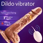 Heating Thrusting Vibrator Realistic G Spot Dildo Stimulator Massager Sex Toy AU