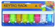 Original Kevron KEY TAG Rack ( x8 Fluro Tags )