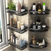 Self Adhesive Shower Shelf Wall Mount Corner Shelf Bathroom Organiser Storage