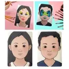 Face Practice Board, Painting Stencils, Make Up Artist Training, Face Make Up