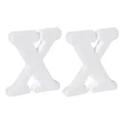 Foam Letters X Letter EPS White Polystyrene Letter Foam 100mm/4 Inch, Pack of 2