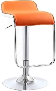 Bar Chair Counter Stools Bar Stools Liftable Bar Stool Home Bar Chair Barstools Counter Height Chair Modern 360° Rotate Chair Breakfast Stools Barstools(Orange)