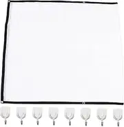LALAFINA 1Pc Portable Projector Screen High Brightness Projection Cloth for Home Outdoor Business Classroom and Gaming Use Viewing Angle Clarity