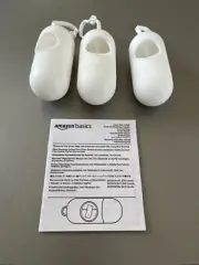 Poop Bag White Capsule Holder Set of 3 NWOT