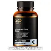 GO Healthy Magnesium Sleep 60 Vege Capsules