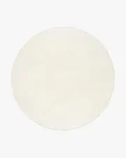 245' Round | Machine Washable Runner Rug | Kid & Pet Friendly | Indoor Rug | Polar White Plush Rug | Ruggable