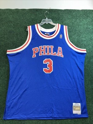 Philadelphia 76ers Men Jersey 3XLB Allen Iverson 3 Swingman Mitchell & Ness NBA