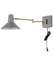 JONATHAN Y Hygge 16in USB Charging Port LED Sconce