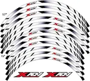 for XADV X-ADV X Adv 750 350 Adventure Motorcycle Wheel Sticker 17″15″ Rim Decal Stripe Tape Accessories Waterproof(Purple)