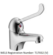 Abey MIXMASTER BASIN MIXER Disabled Handle, WELS 4-Star 7.5L/Min CHROME MB2-D