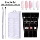 UR SUGAR 4-5pcs/set Extension UV Gel Set Quick Builder Nail Form Brush Tools