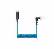 Sennheiser CL 35 USB-C Locking 3.5mm TRS to USB Type-C Coiled Cable