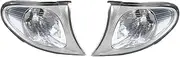 XISII Turn Signal Light,Fit For, 3 Series E46 4DR 2001-2004 Indicator Corner Lamp daytime running lights for cars