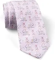 [KAWAMOUSE] (Watercolor Pointe Shoes) Fashion Novelty Necktie, Conversation Neckwear Ties Great for Party and Events, As Shown