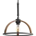 Progress Lighting P5152 Gilded Iron Trestle Single Light 14"W Pendant