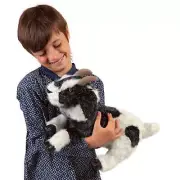 Folkmanis Puppets Goat Full Body Hand Puppet soft plush toy 14"/35cm