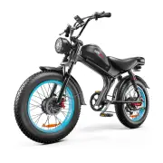 [EU Direct] EMOKO C93 Electric Bike 48V 23AH Battery 1000W*2 Dual Motors 20inches Tires 55-75KM Max Mileage Range 120KG