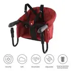 Adjustable Fixing System Pole High Chair Waterproof Portable Baby Dining Table