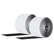 1 Set 2" x 9ft Hook and Loop Strips Roll Tape Double Sided Black