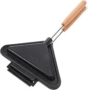 MOLUCKFU Non-Stick Sandwich Maker Double-Sided Frying Pan Waffle Toast Maker Compact Bread Baking Pan Easy to Clean for Kitchen Use
