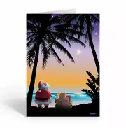 Tropical Dreams Christmas Card - Beach Christmas Cards - 30069