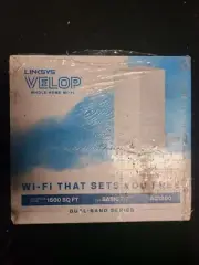 Linksys Dual-Band Series VELOP AC1300 Whole Home Mesh Wi-Fi System Sealed