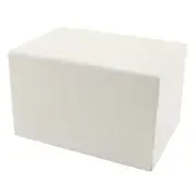 Large/Adult Somerset Box White, Full Size Funeral Cremation Urn for Ashes