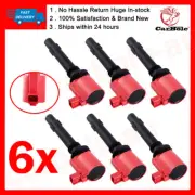 6Pcs Ignition Coil For Ford Falcon Territory BA BF 2002-2011 6cyl 4.0L XR6 Turbo (for: Ford)