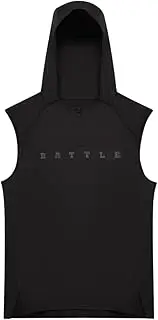 [Battle] Sports Fly Quarter Zip Sleeveless Hoodie, Ultra-Lightweight, Quick-Drying, 4-Way Stretch