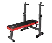 Bench Press Foldable Weight Bench with Squat Rack