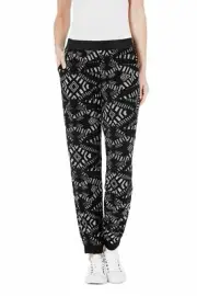 BNWT - SASS & BIDE "ba-boom ba-boom" black white comfy pants 6