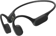 GEUYNAY Bone Conduction Headphones, Bluetooth 5.4 Open Ear Headphones Wireless Headsets with Mic,IPX7 Waterproof Sport Headphones for Running, Cycling and Workout(Black)
