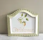 welcome sign home decor wall
