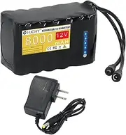 HJGHY 12 Volt Ebike Batteries 12V 8000mAh 10000mAh 15000mAh 20000mAh 25000mAh 30000mAh Replaceable Lithinum Ion Battery with Battery Display and Charger,12v8000mah