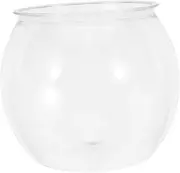 Clear Plastic Fish Bowls Unbreakable Vase for Hydroponic Flower Pot and Desktop Propagation Station for Table Centerpieces Weddings and Home Decor