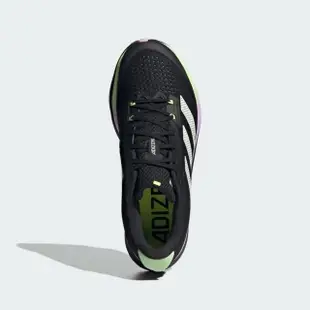 【adidas 愛迪達】Adizero SL 慢跑鞋 運動 訓練 路跑 緩震 柔軟 舒適 愛迪達 黑銀 綠紫(IG3334)