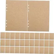 HOMSFOU Artistic A5 Planner Inserts 45 Sheets Loose Leaf Paper Pads for Ring Binder 6 Hole Binder Refills Journal Refills for Home Office Travel