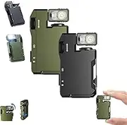 Priormer Flashlight, G5 EDC Light 400 lumens,Super Bright 3 Modes EDC Flashlight,Mini Flashlights with Magnet, Dual Light, Ip68 Waterproof, for Outdoor, Emergency (2Pcs)