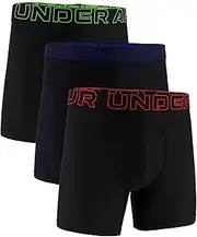[Under Armour] Boys' Multi-Pack Performance Tech Boxerjock Brief, 6" Inseam, All-Day Comfort & Soft