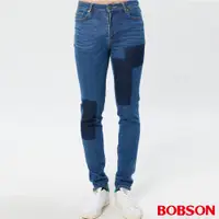 在飛比找PChome24h購物優惠-BOBSON 男款有機綿高腰窄管褲(1843-53)