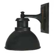 Terminal Exterior Wall Bracket, Antique Bronze Die-cast Aluminium