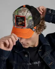 [Goorin Bros] Goorin Bros Men's The Ambush Trucker Cap in Camo One Size Camo